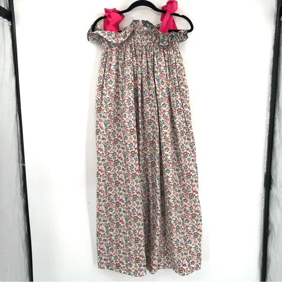 CASEY MARKS Jaime Dress in Summer Orchard 100% Cotton Sundress NYC Floral Fruits - Picture 2 of 9